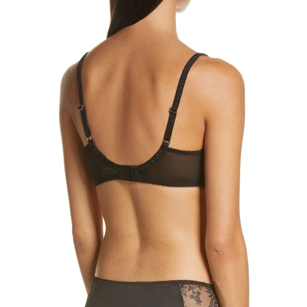 WACOAL Scene Stealer Lace Underwire Bra Black 32DD #855312 NEW - Picture 4 of 13